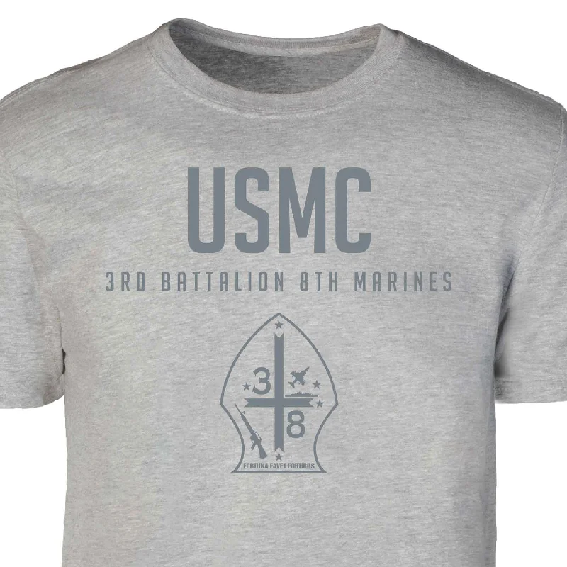 Half Price 3rd Battalion 8th Marines Tonal Patch Graphic T-shirt
