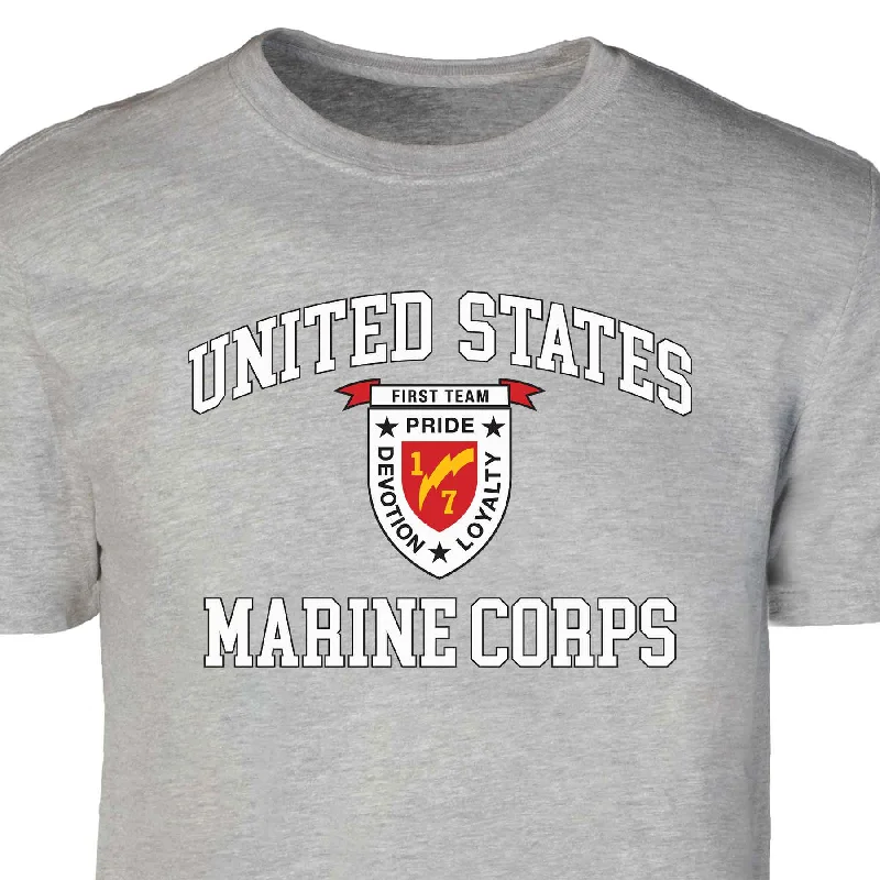 Mega Deal 1st Battalion 7th Marines USMC  Patch Graphic T-shirt