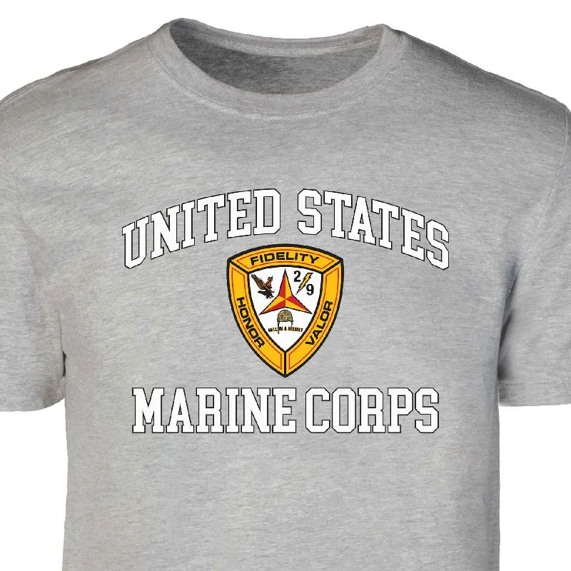 Loyalty Reward 2nd Battalion 9th Marines USMC Patch Graphic T-shirt