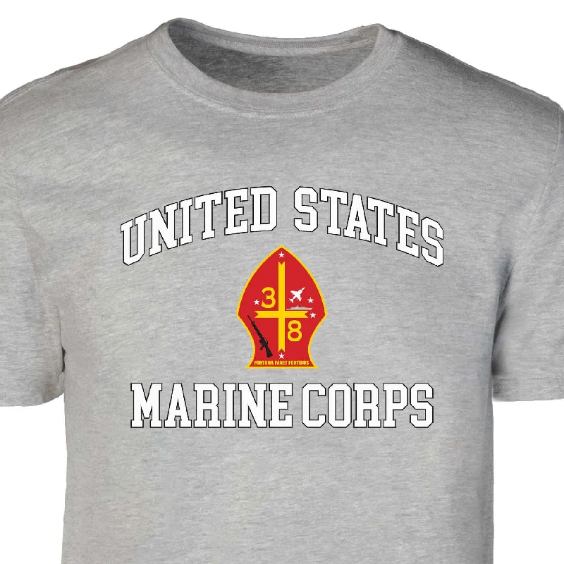 Hurry In 3rd Battalion 8th Marines USMC Patch Graphic T-shirt