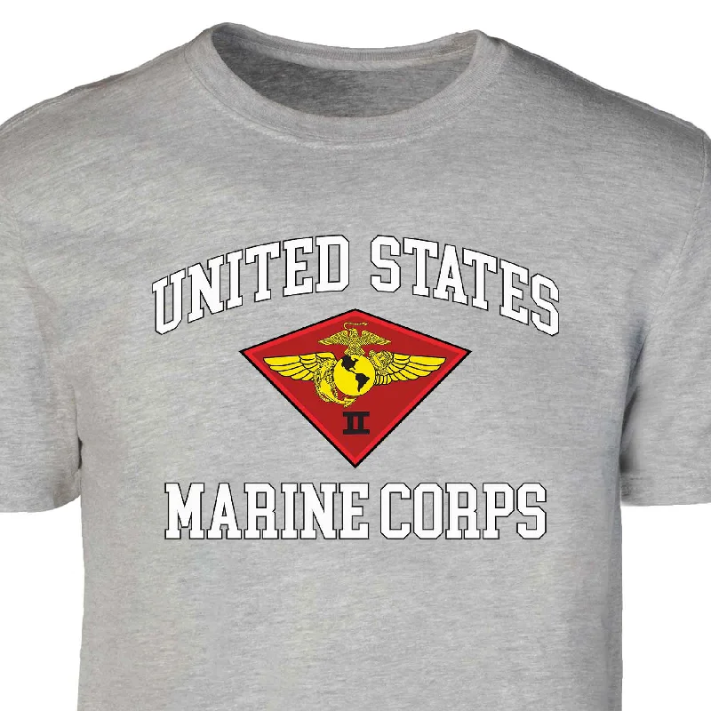 Act Fast 2nd Marine Air Wing USMC  Patch Graphic T-shirt