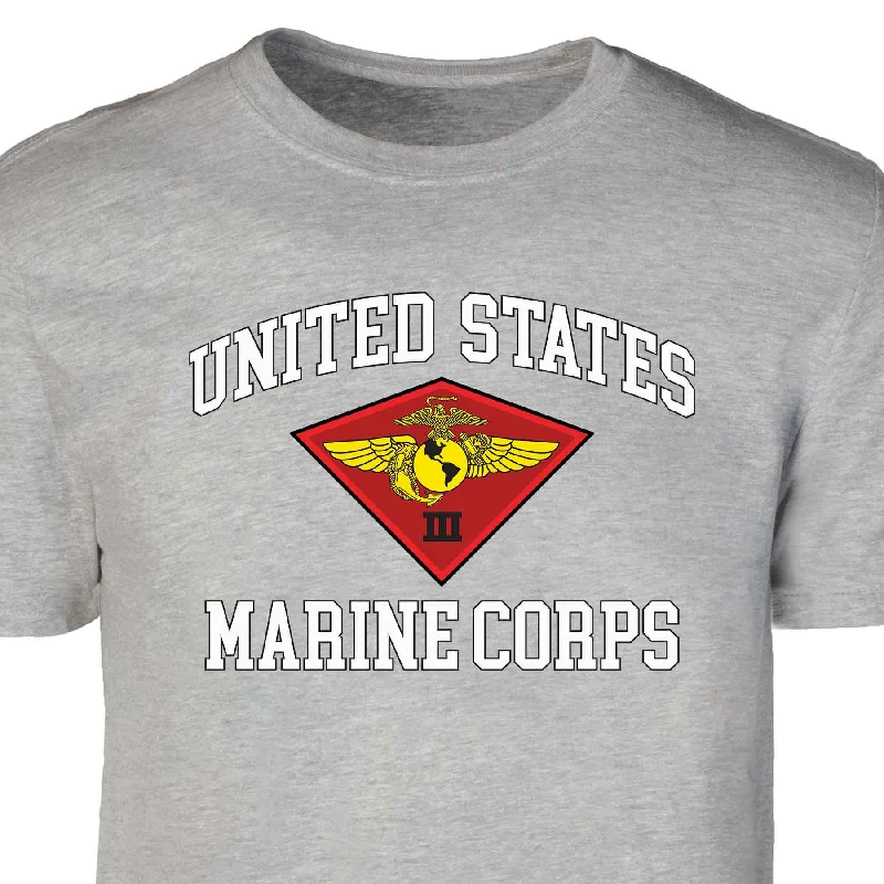 Year-End Sale 3rd Marine Air Wing USMC Patch Graphic T-shirt